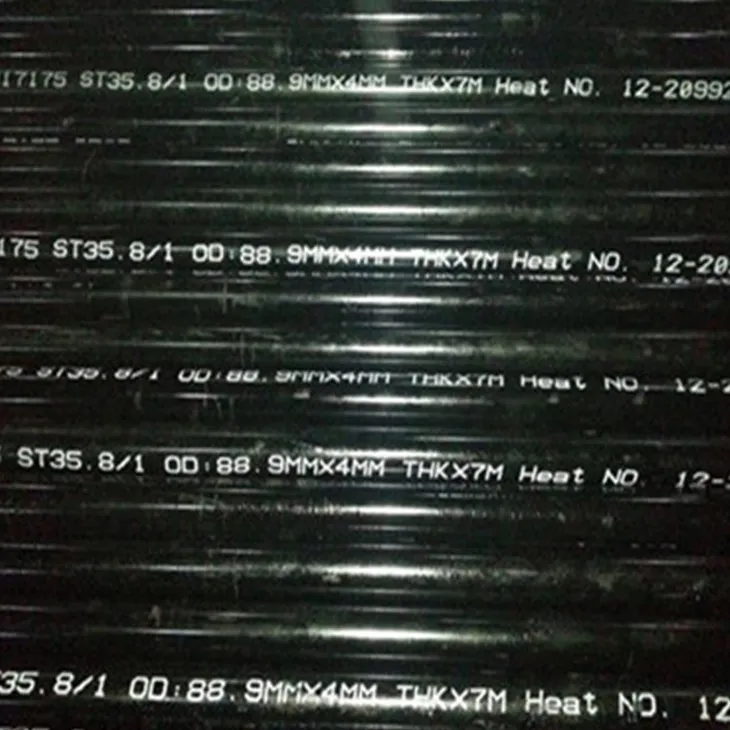 DIN 17175 St35.8 bezšuvju oglekļa tērauda caurule