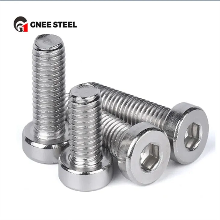 SS201 SS304 SS316 zemas galvas sešstūra ligzdas skrūves