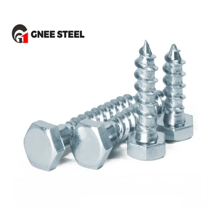 SS316 Hexagon Head Hex Wood Screws